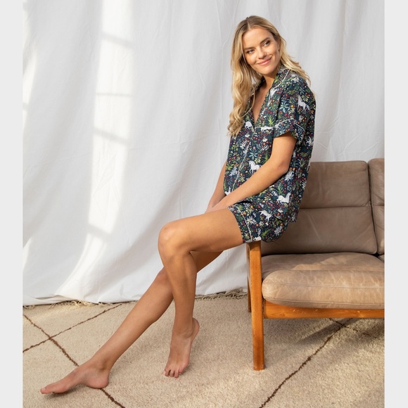 Printfresh Pajama Set, Unicorn's Garden - Picture 4 of 7